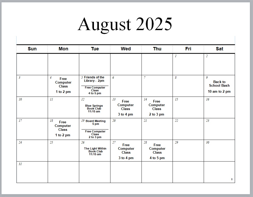 August 2025