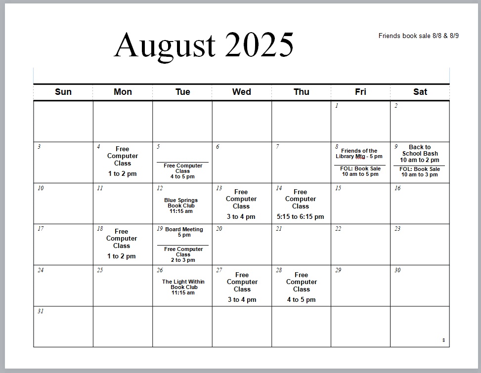 August 2025